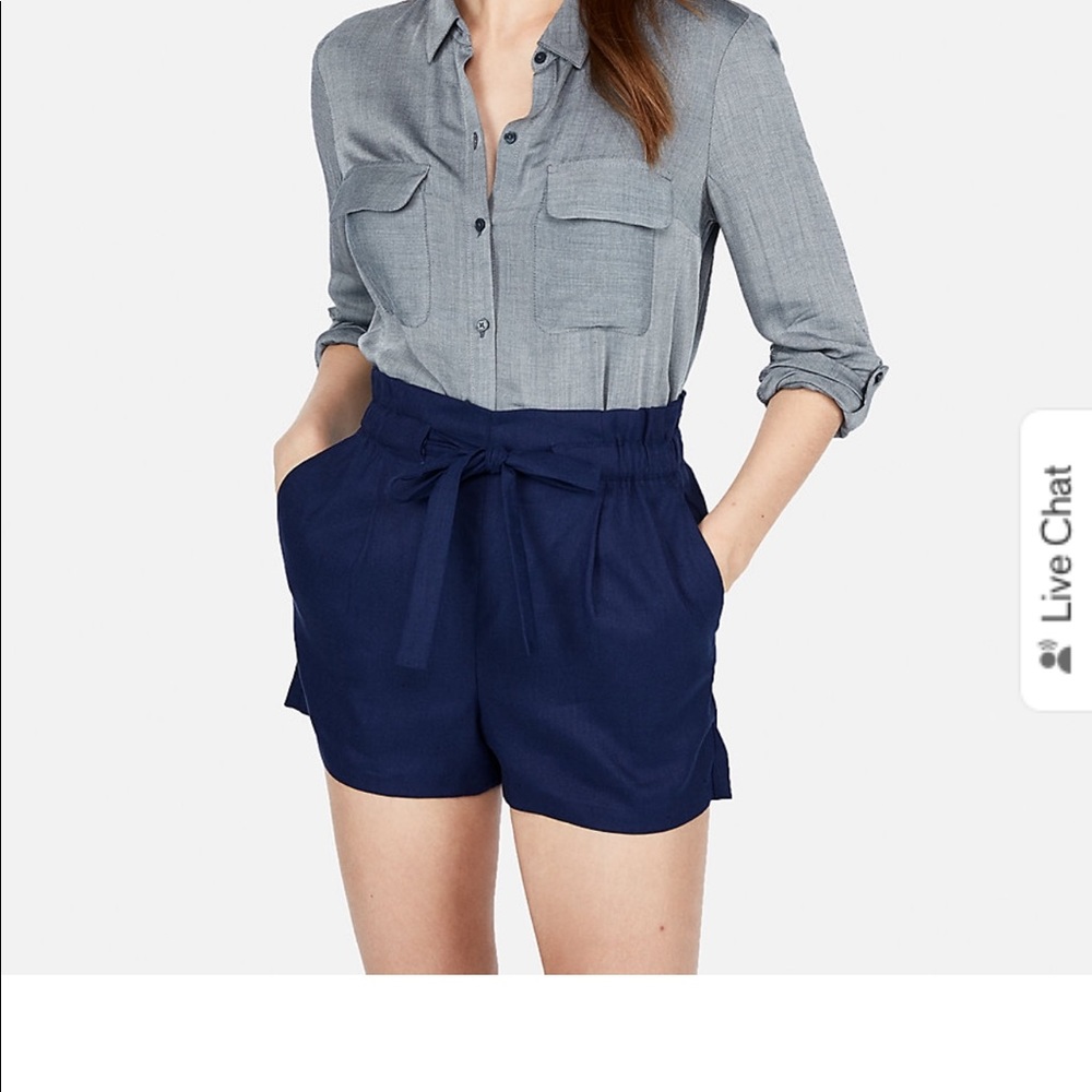 BNWT Super High Waisted Pull On Tie Waist Shorts